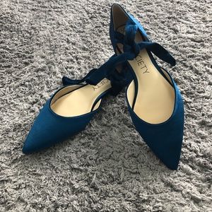 Cerulean blue flats from Sole Society